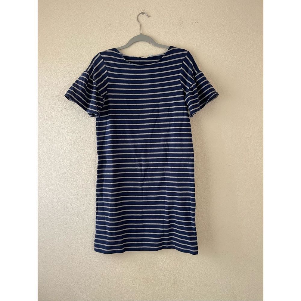 Vineyard‎ vines striped nautical ruffle sleeve mini dress